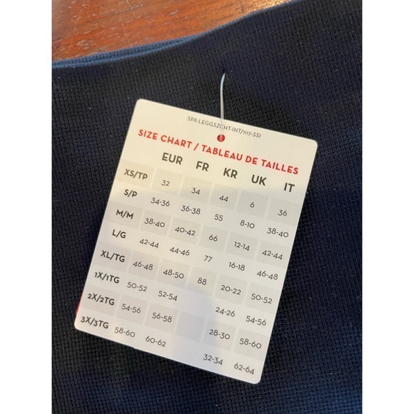 NWT Spanx Moto Leggings‎ Indigo Sky Navy Blue Seamless Look at Me Now Size Small - Picture 14 of 15